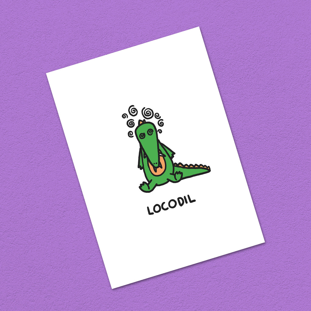 Kartenset Krokodile, 5er