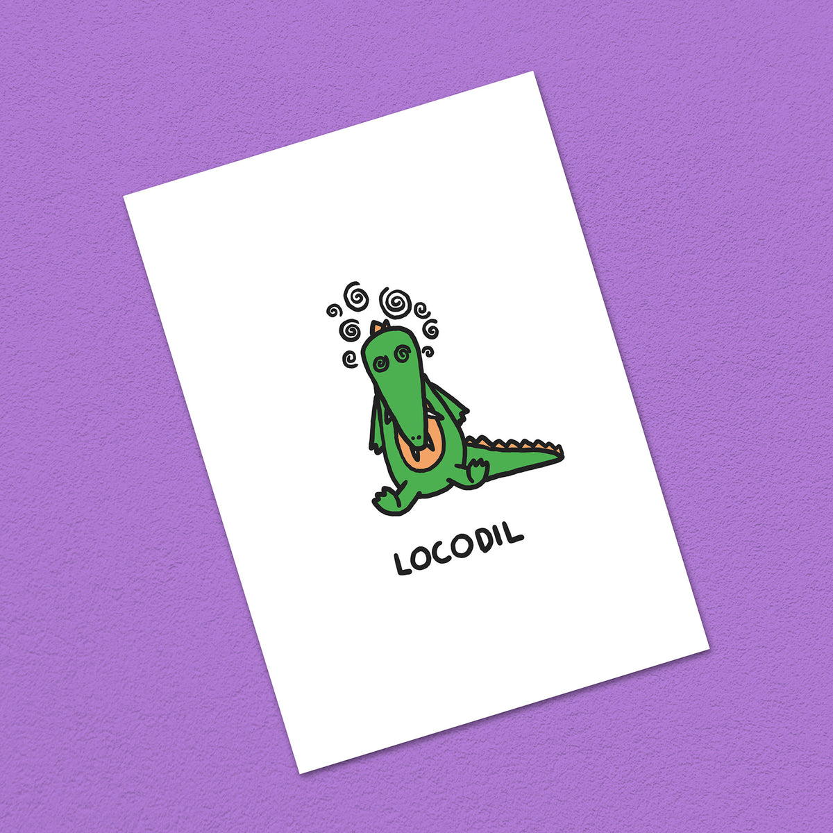 Kartenset Krokodile, 5er