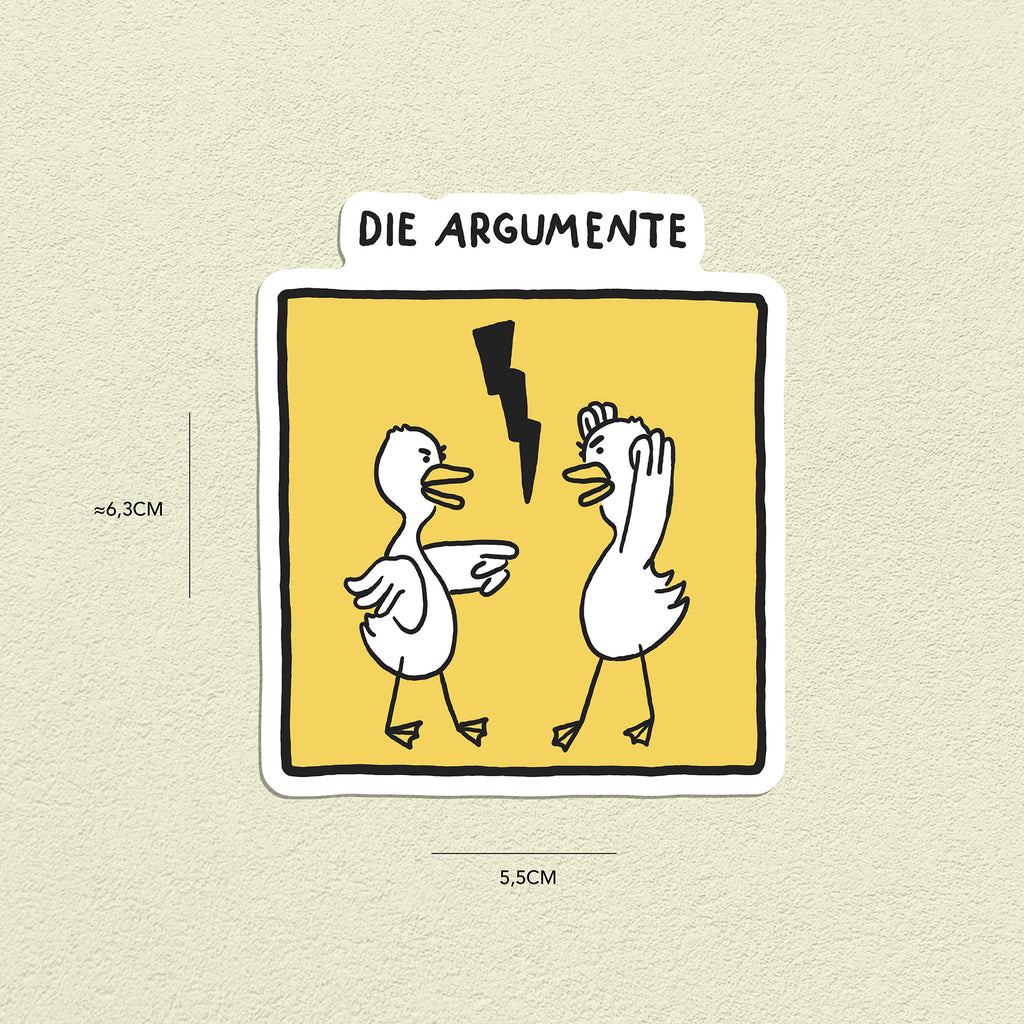 Enten Stickerset, 9er