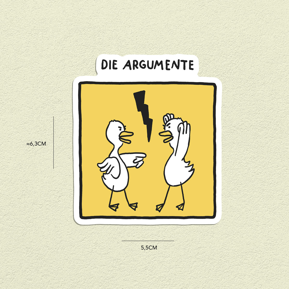 Enten Stickerset, 9er