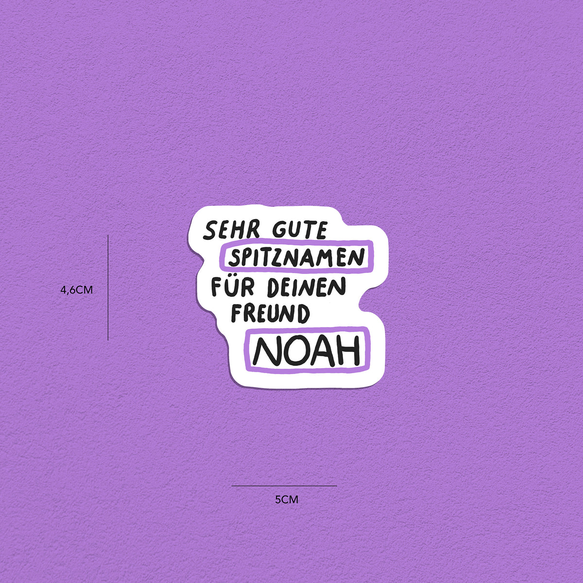 Spitznamen Noah, Stickerset, 8er