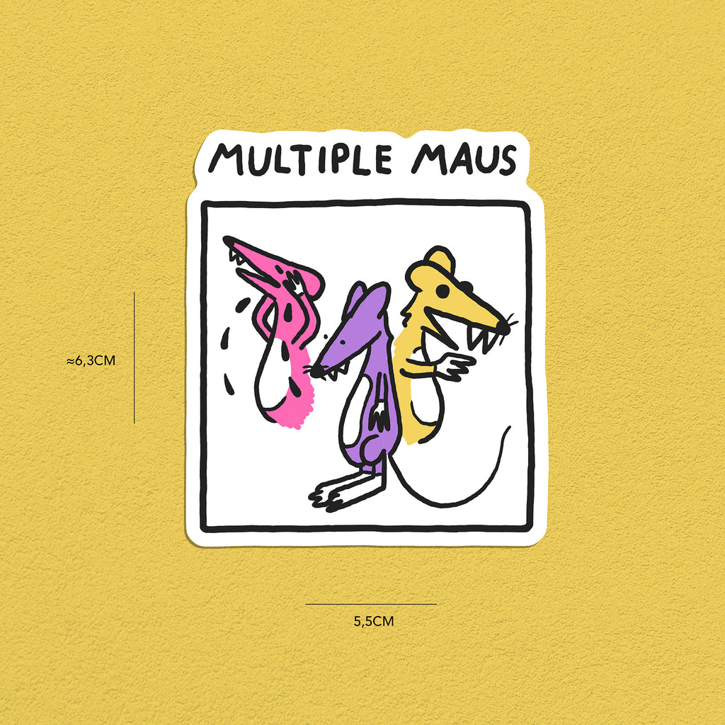 Mäuse Stickerset, 9er