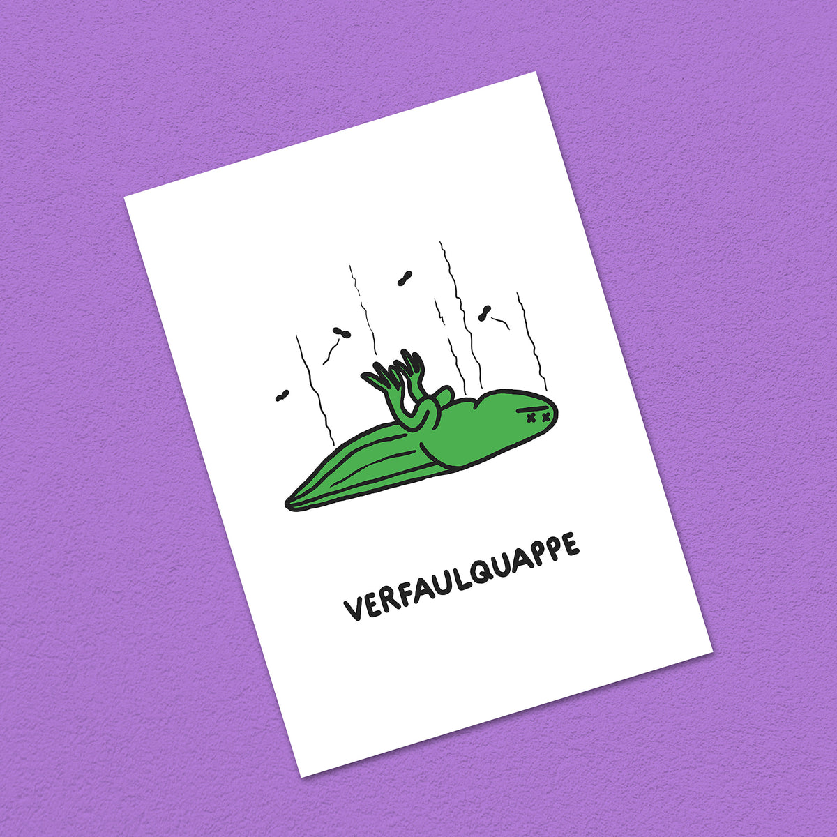Postkarte A6 "Verfaulquappe"