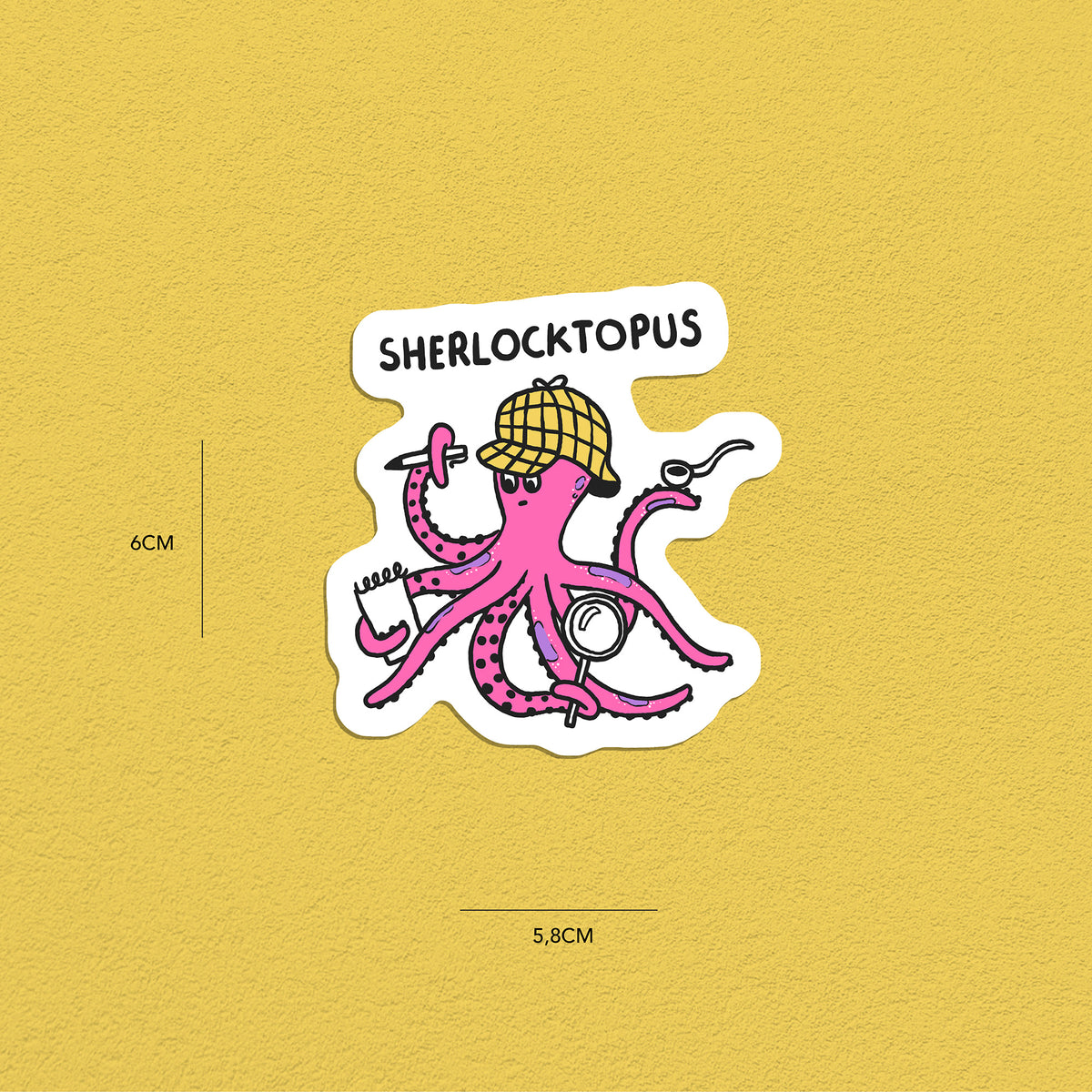 Oktopusse Stickerset 2, 5er