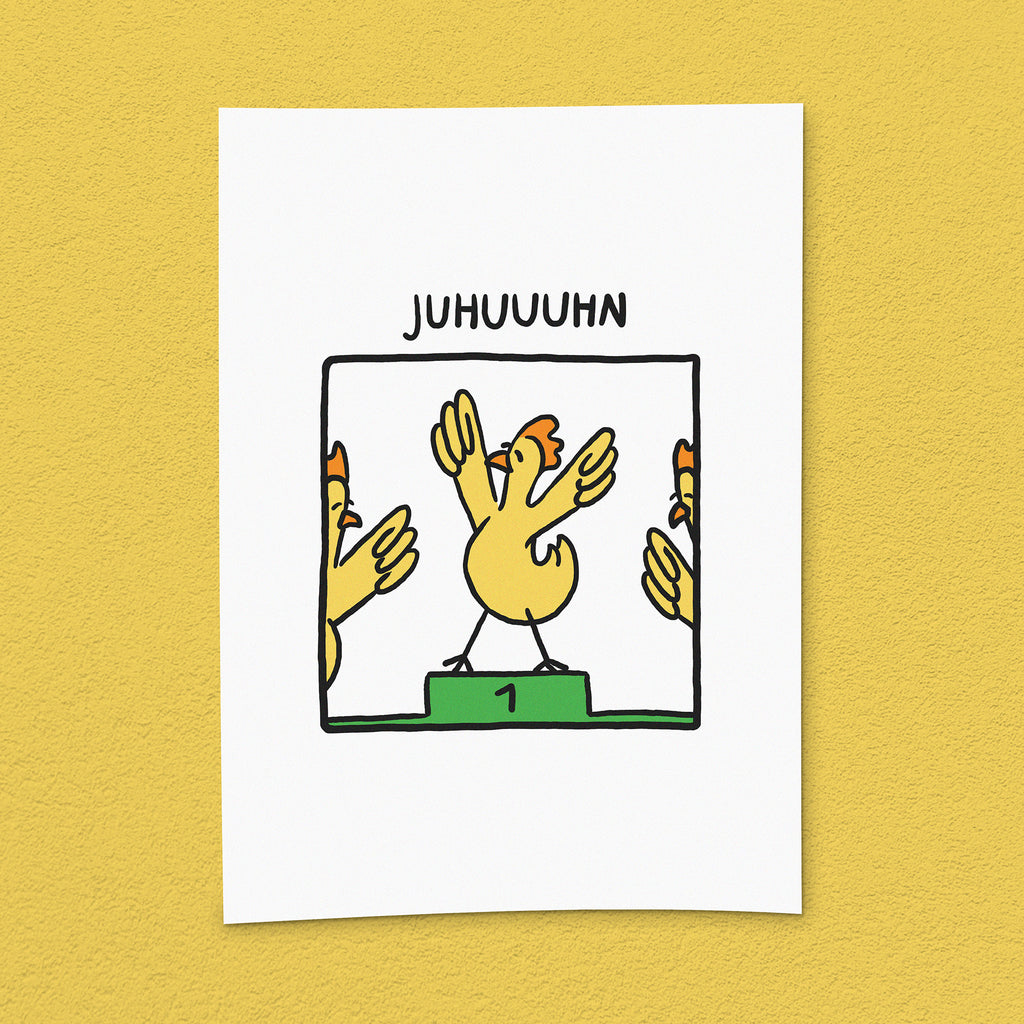 Kunstdruck "Juhuuuhn"