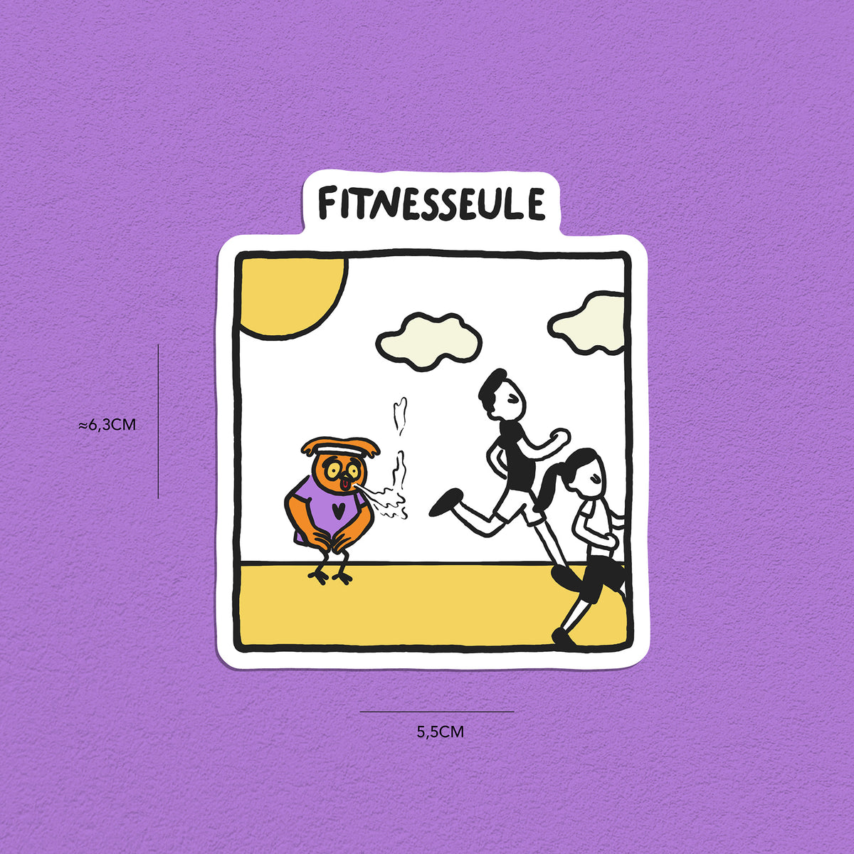 Eulen Stickerset, 9er