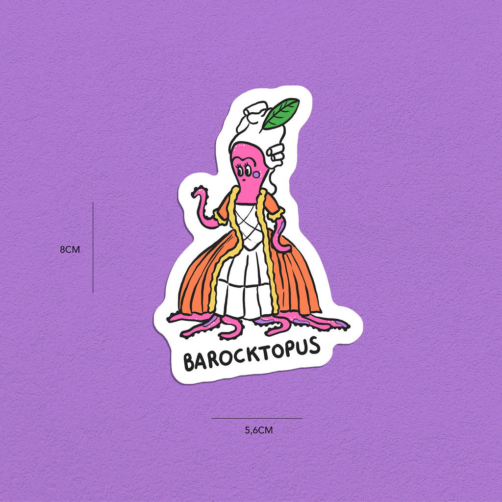 Oktopusse Stickerset 1, 5er