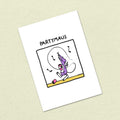 Postkarte A6 "Partymaus"