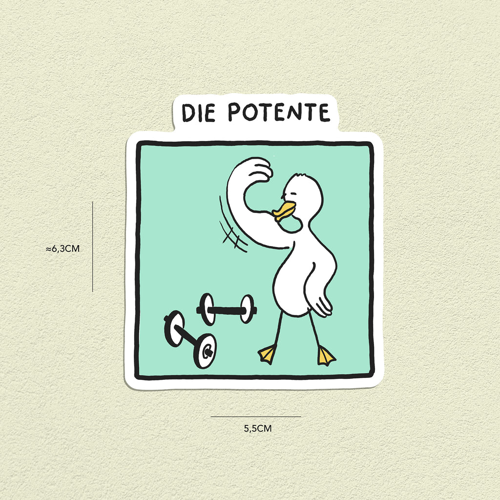 Enten Stickerset, 9er