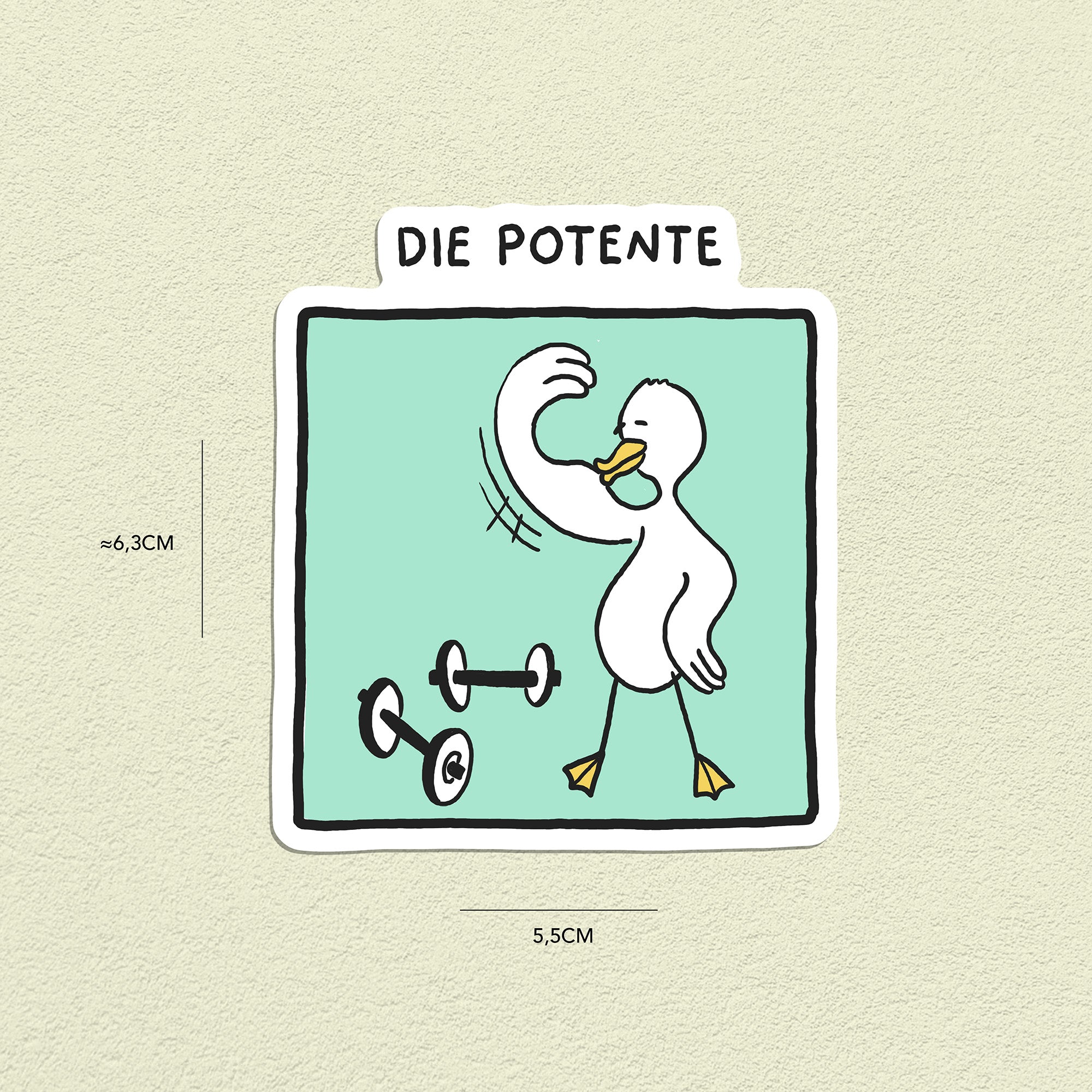 Enten Stickerset, 9er