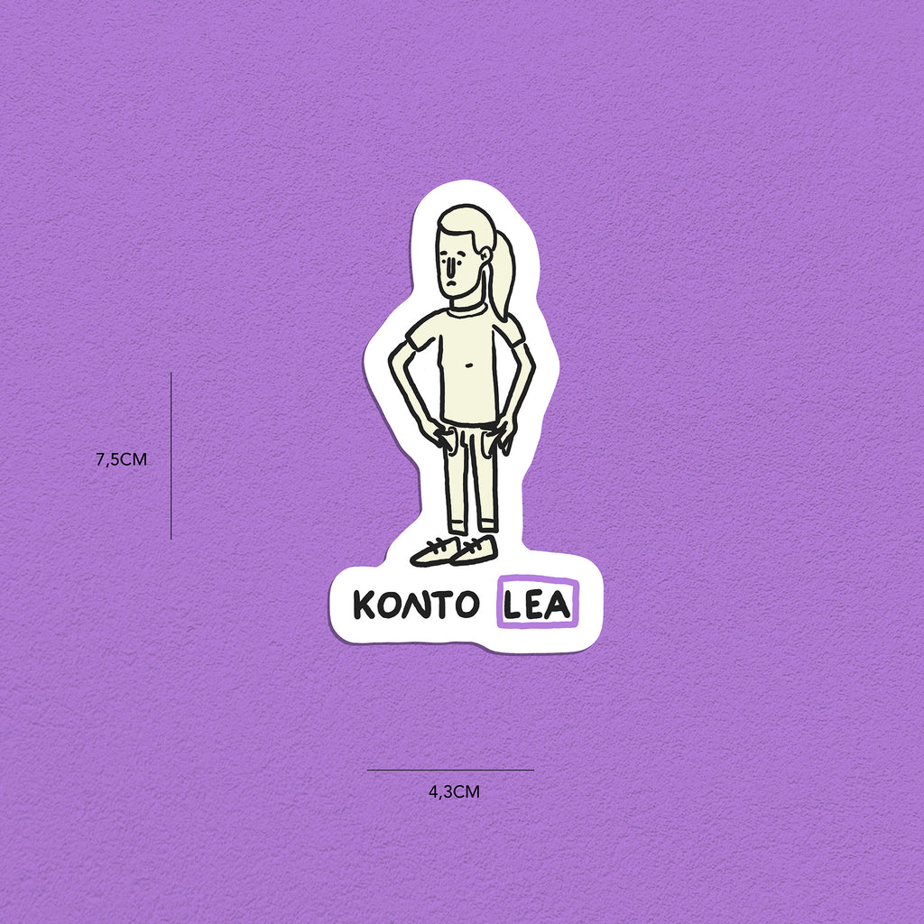 Spitznamen Lea, Stickerset, 8er