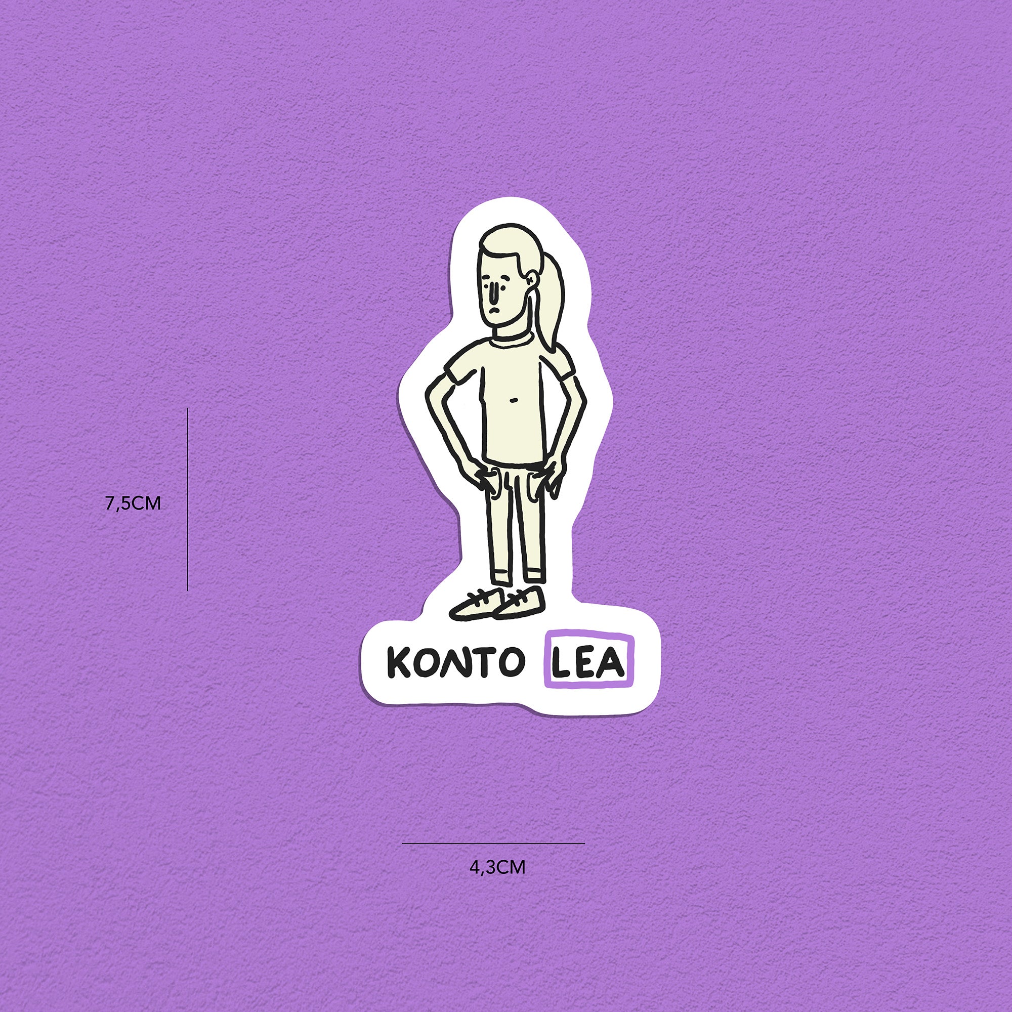Spitznamen Lea, Stickerset, 8er