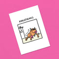Postkarte A6 "Kuhlisthenics"