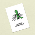 Postkarte A6 "Fahrradverleihdechse"