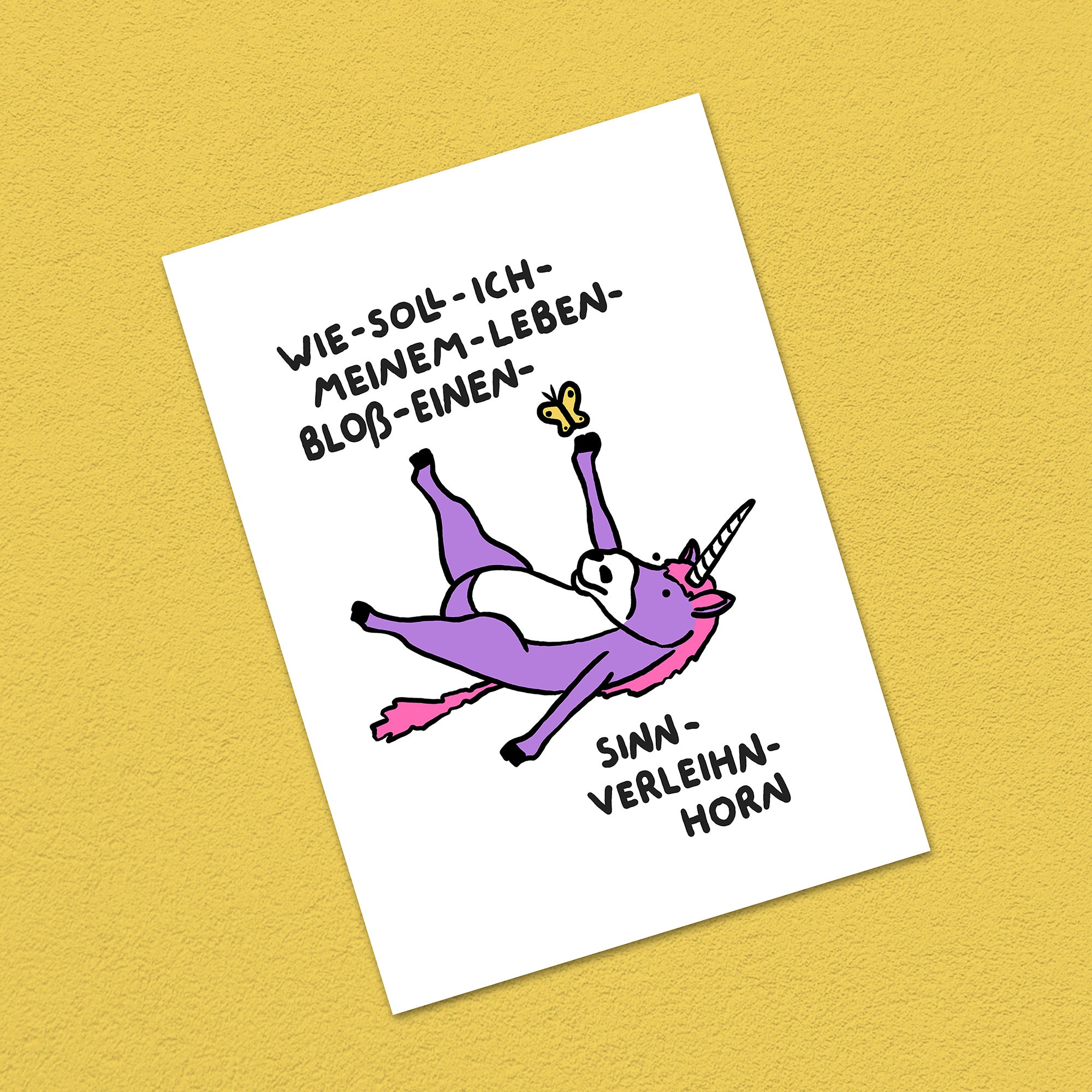 Postkarte A6 "Sinn-Verleihn-Horn"