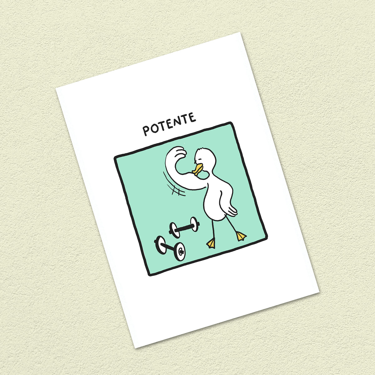 Postkarte A6 "Potente"
