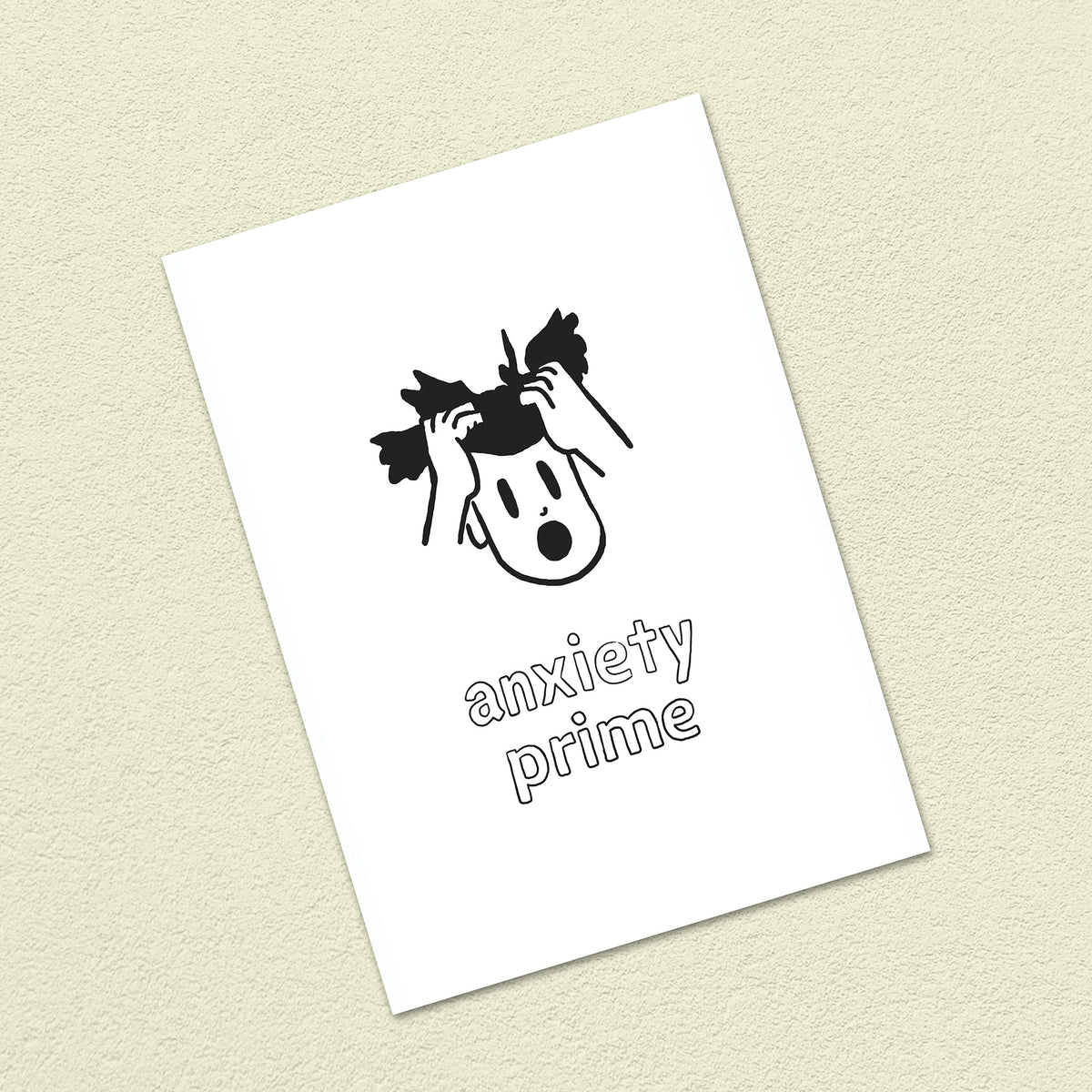 Postkarte A6 "Anxiety Prime"