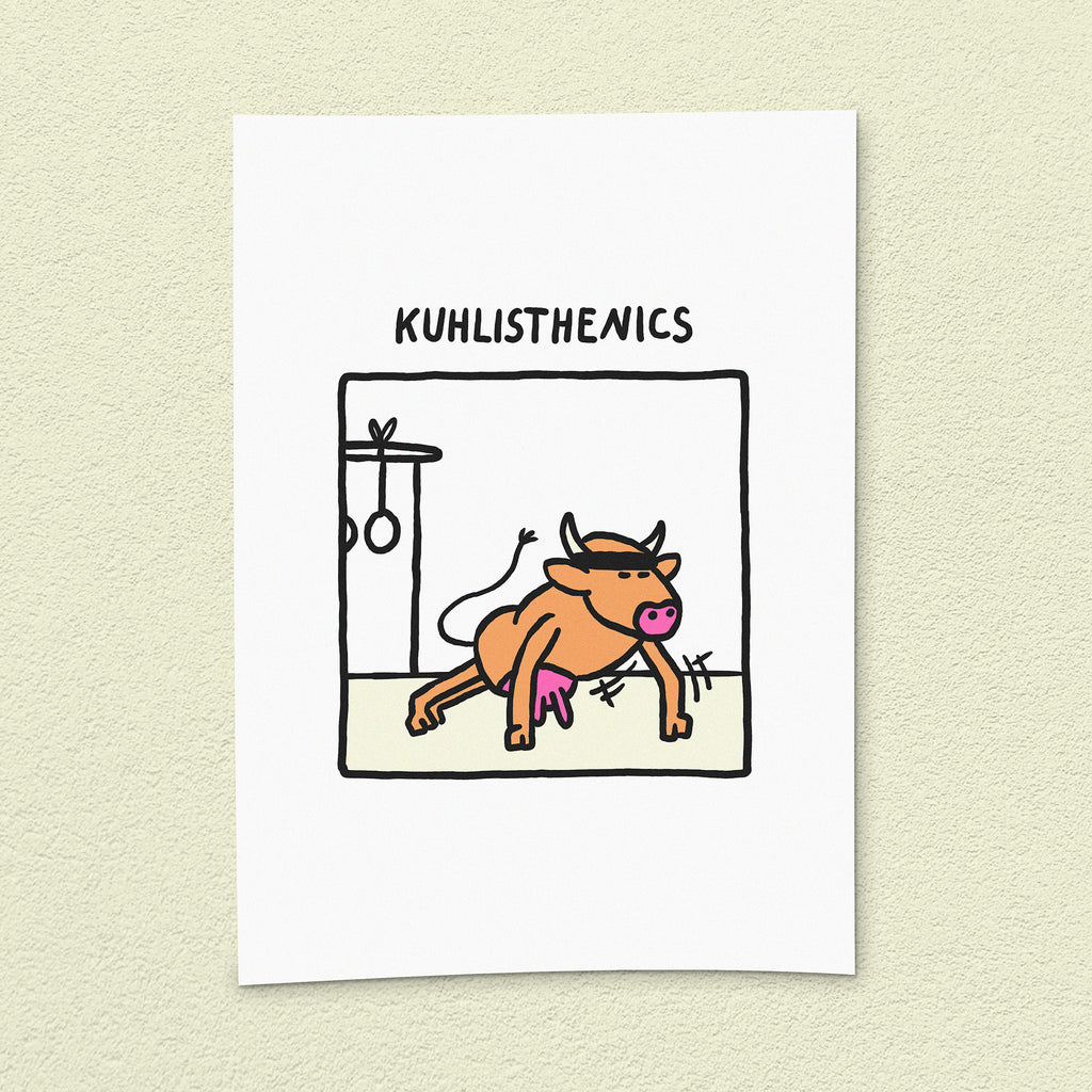 Kunstdruck "Kuhlisthenics"