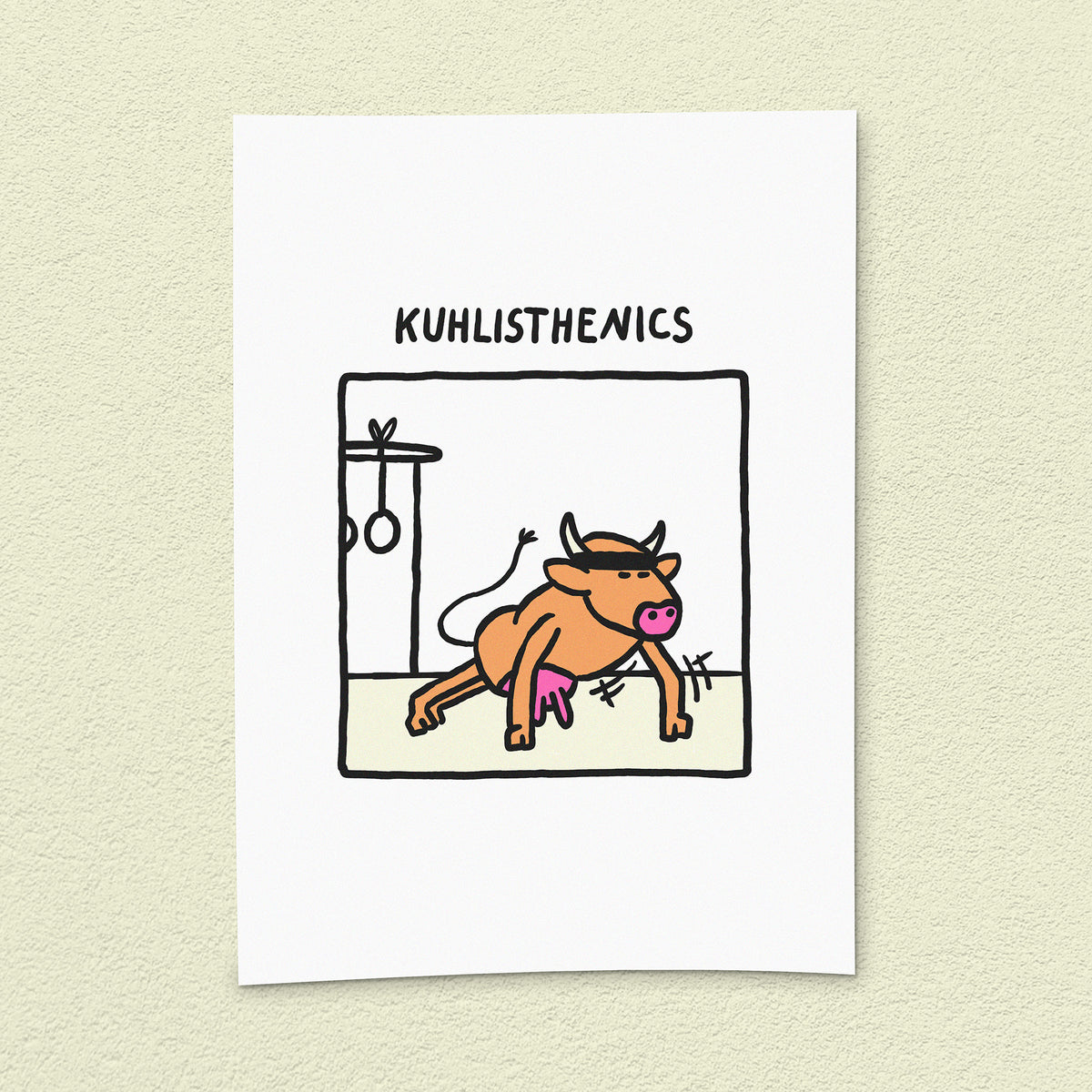 Kunstdruck "Kuhlisthenics"