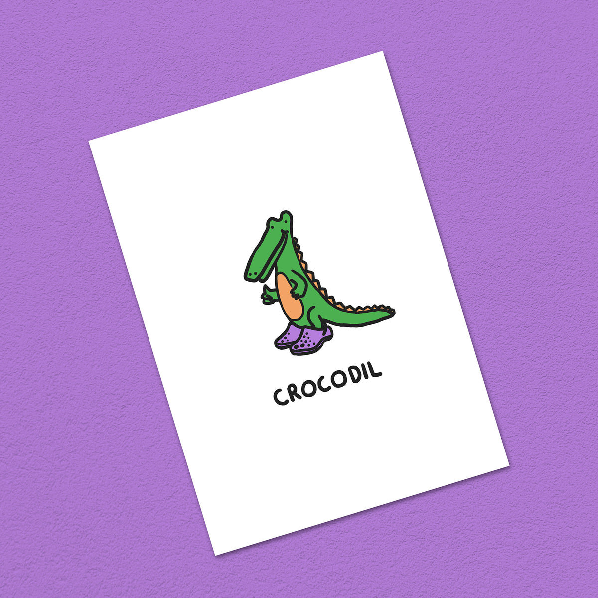 Kartenset Krokodile, 5er