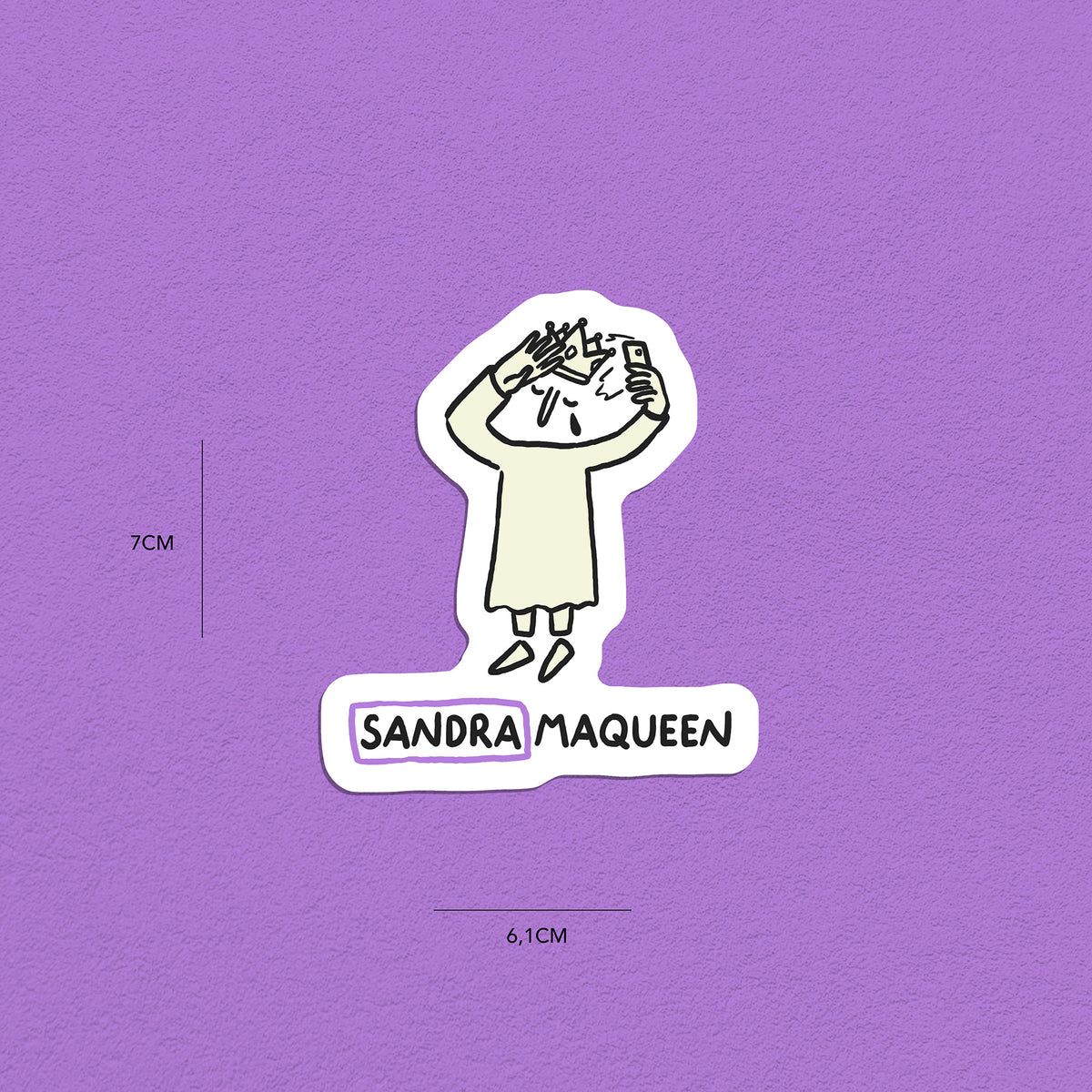 Spitznamen Sandra, Stickerset, 8er