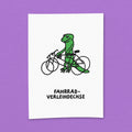 Kunstdruck "Fahrradverleihdechse"