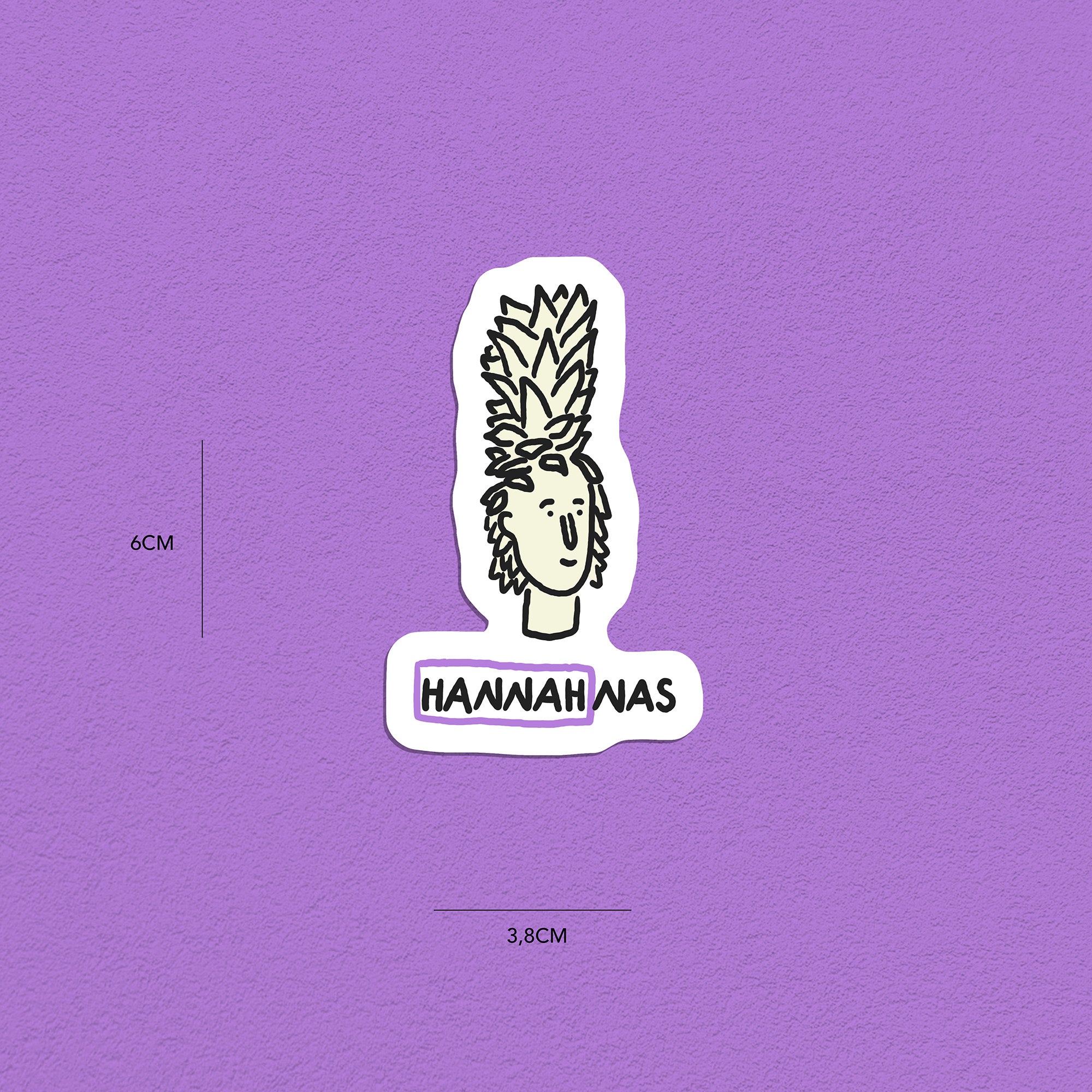 Spitznamen Hannah, Stickerset, 8er
