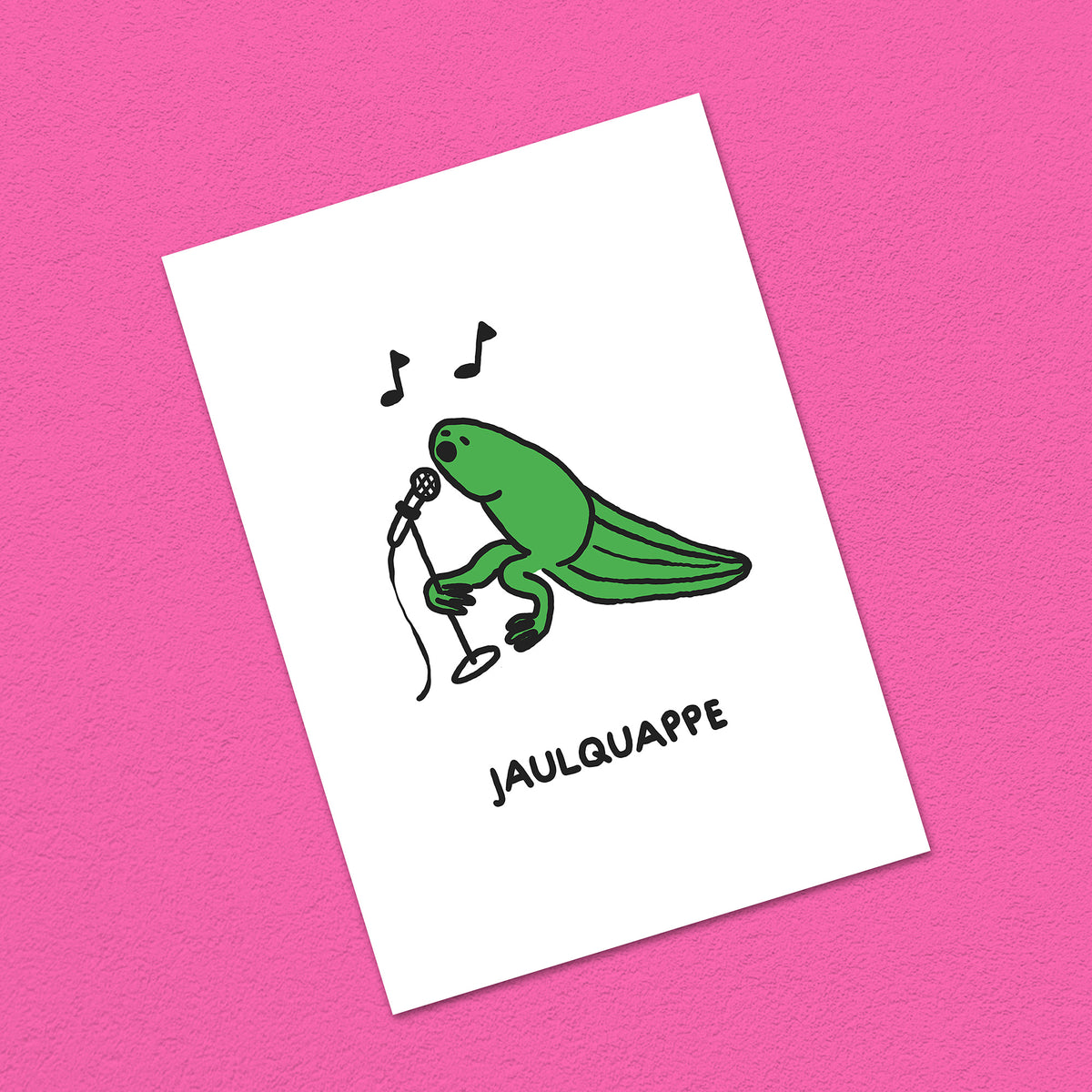 Postkarte A6 "Jaulquappe"