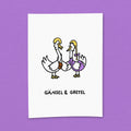 Kunstdruck "Gänsel & Gretel"