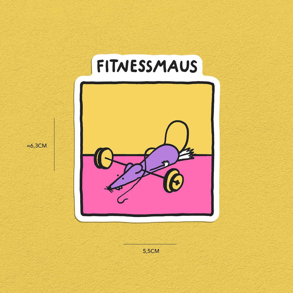 Mäuse Stickerset, 9er