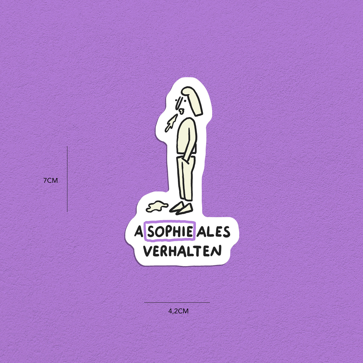 Spitznamen Sophie, Stickerset, 8er