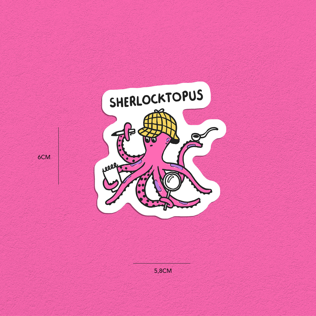 Oktopusse Stickerset, 10er