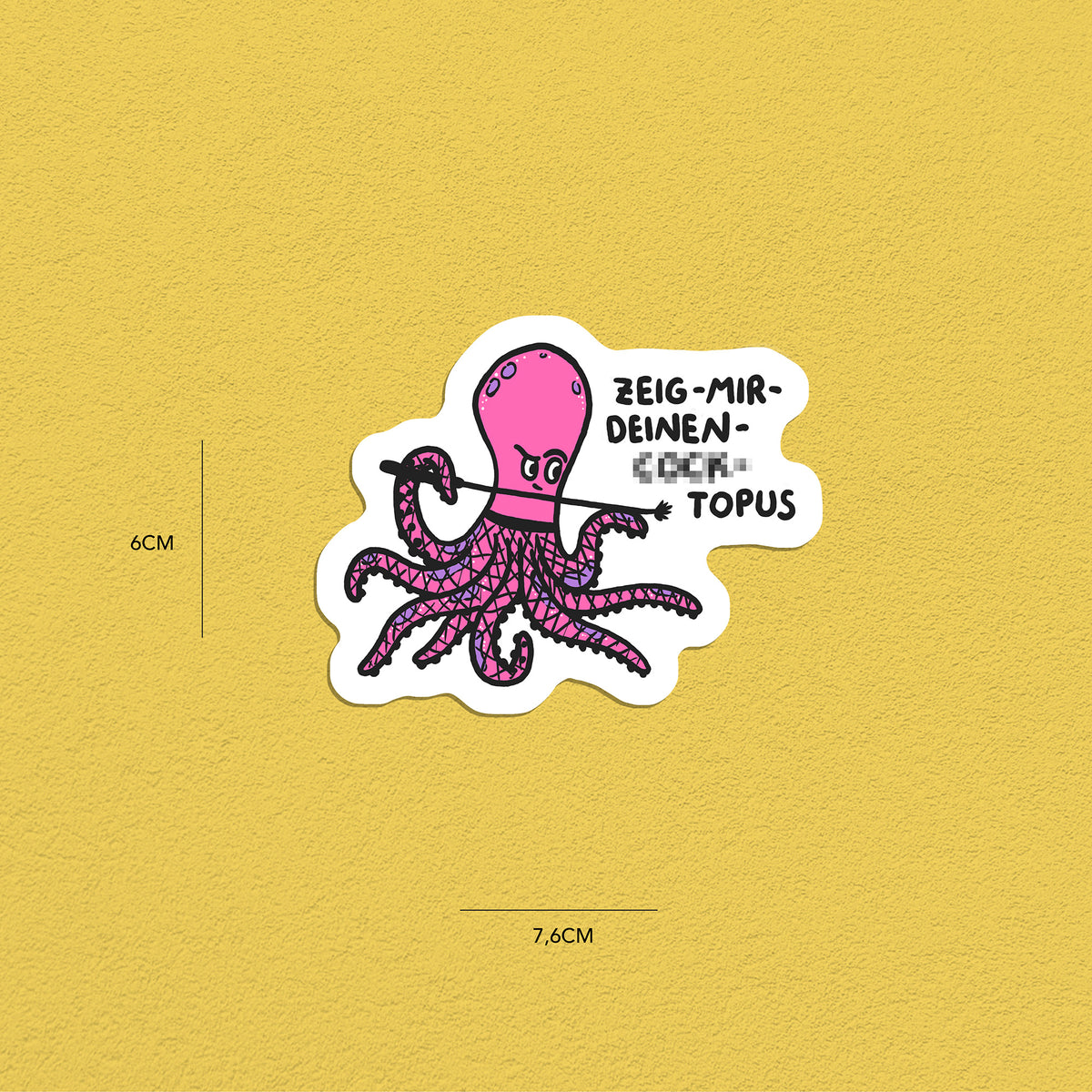 Oktopusse Stickerset 2, 5er