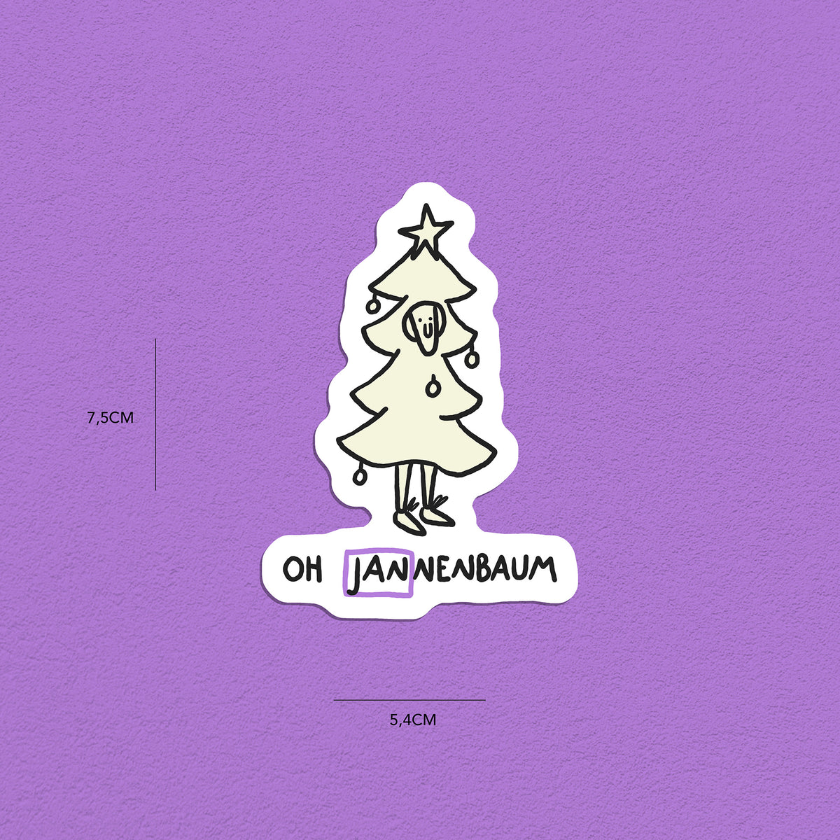 Spitznamen Jan, Stickerset, 8er