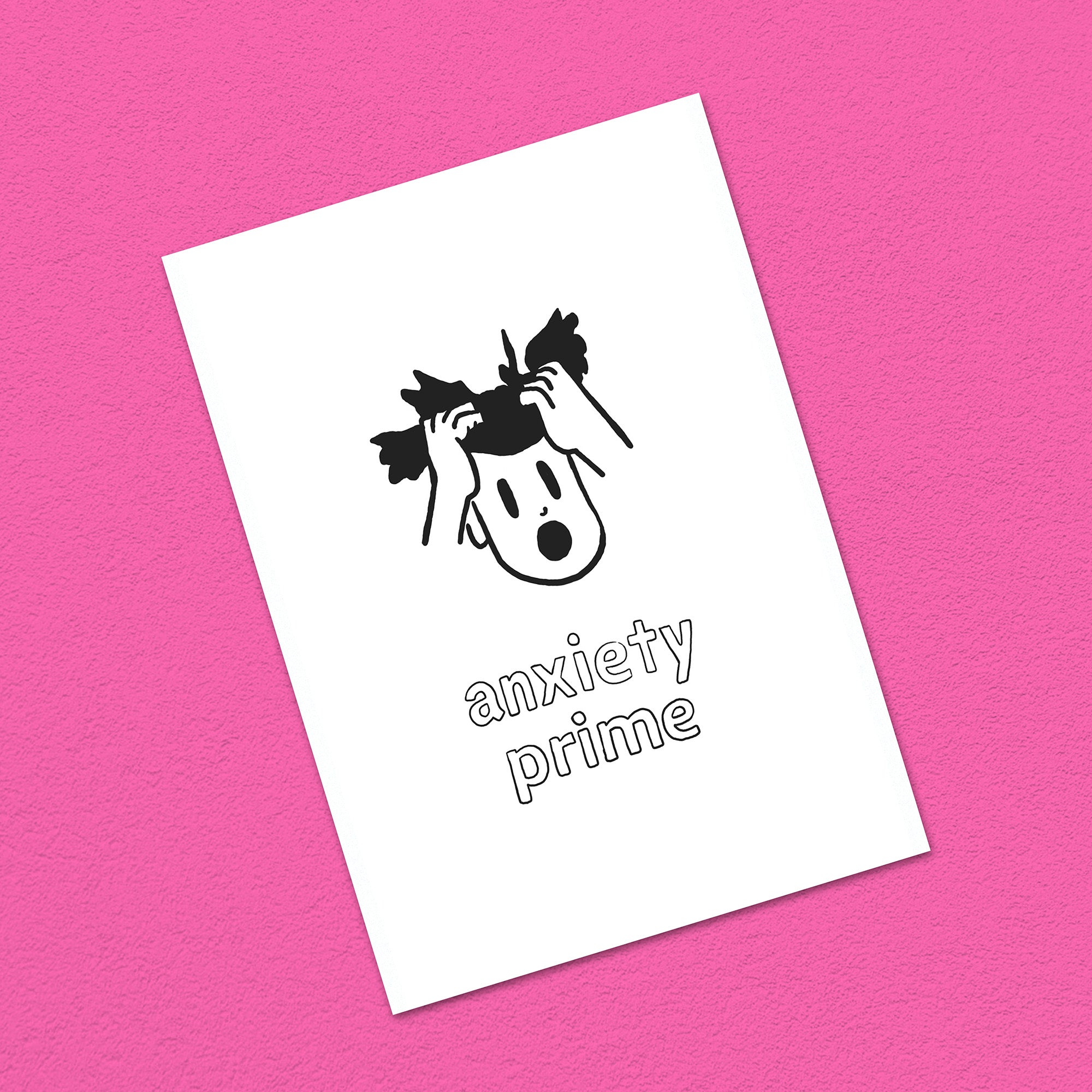 Postkarte A6 "Anxiety Prime"