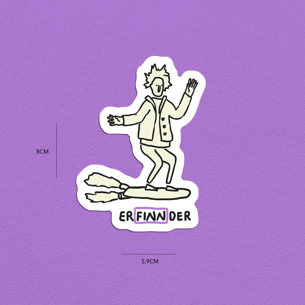 Spitznamen Finn, Stickerset, 8er