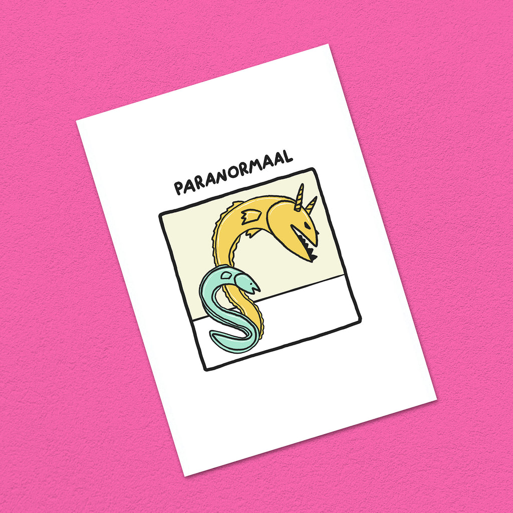 Postkarte A6 "Paranormaal"