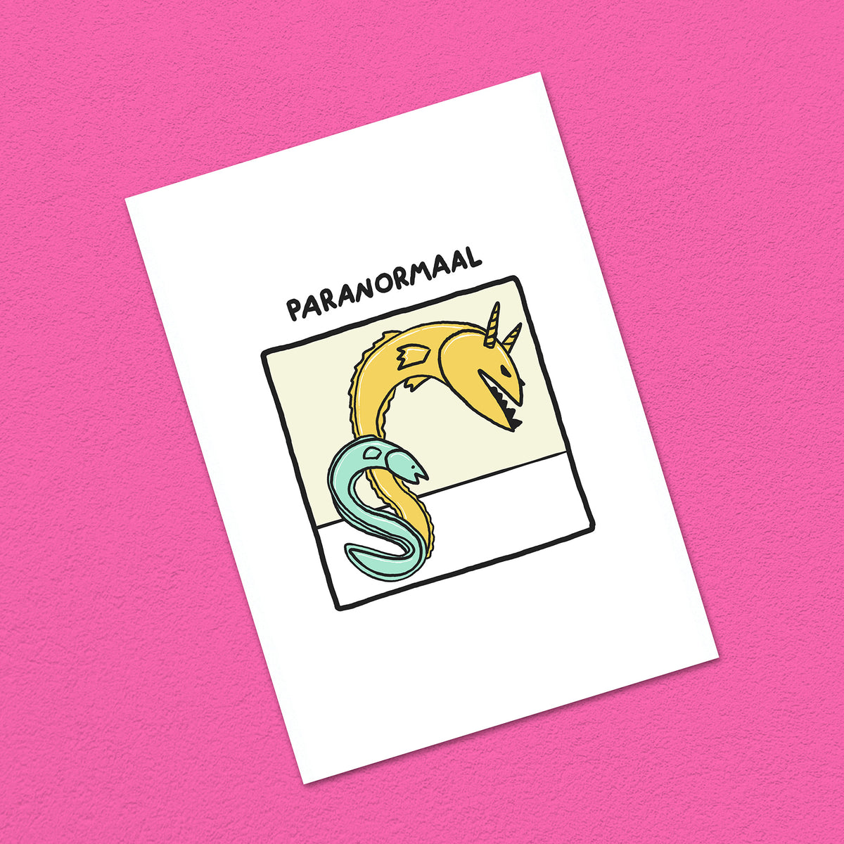 Postkarte A6 "Paranormaal"