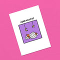 Postkarte A6 "Übärnächtigt"
