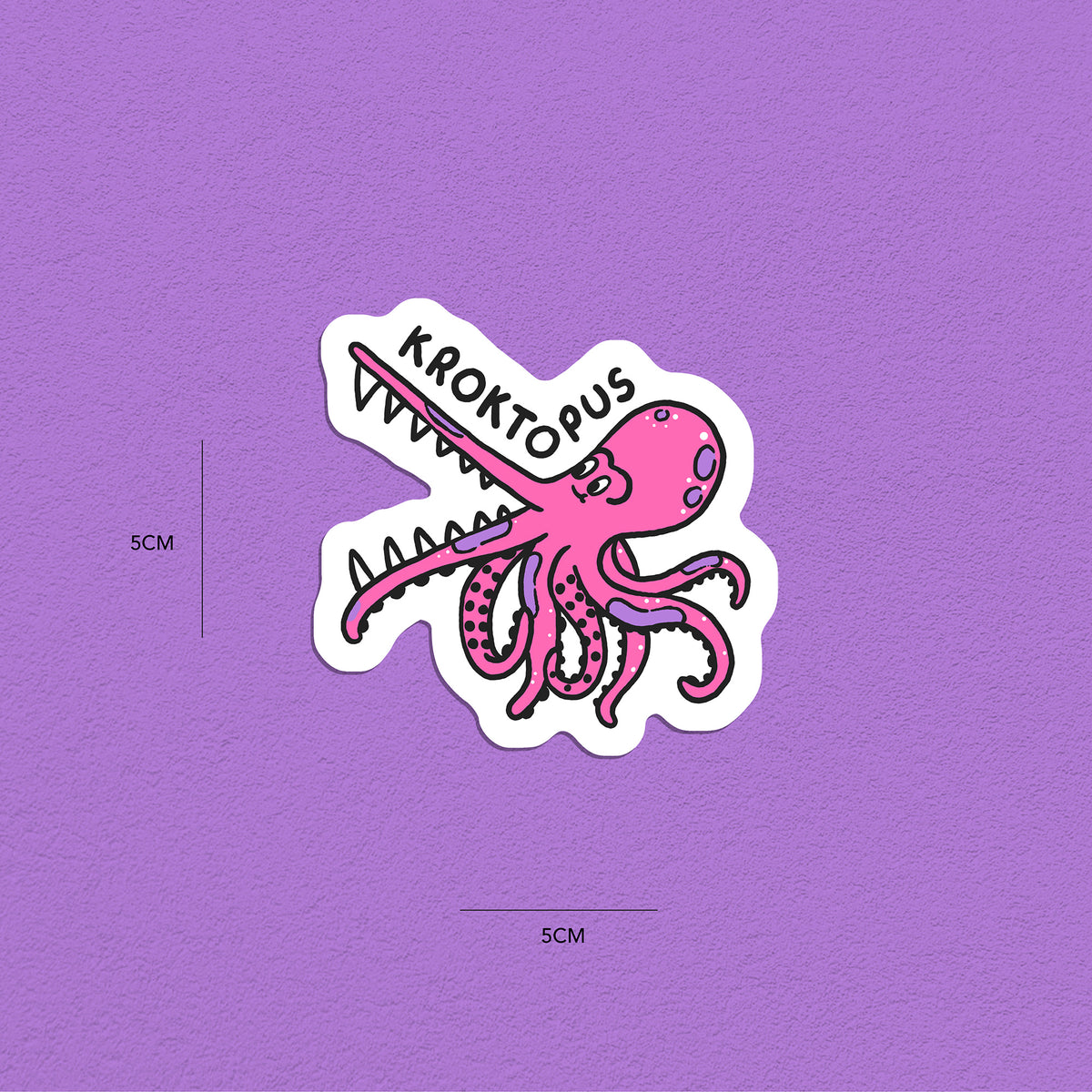 Oktopusse Stickerset 1, 5er