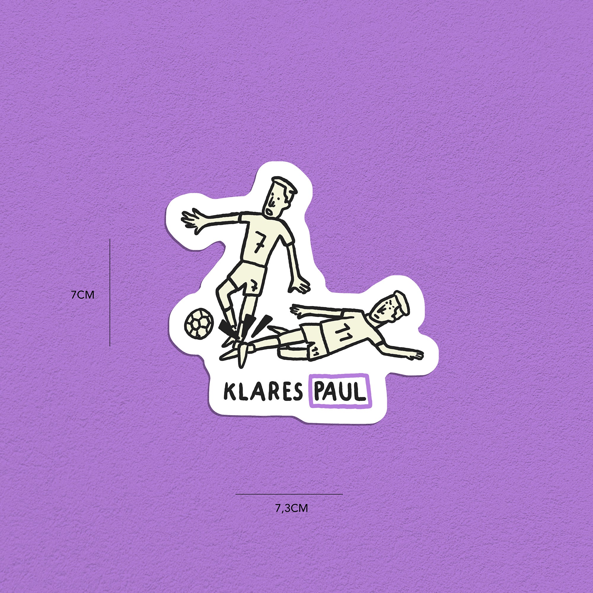 Spitznamen Paul, Stickerset, 8er