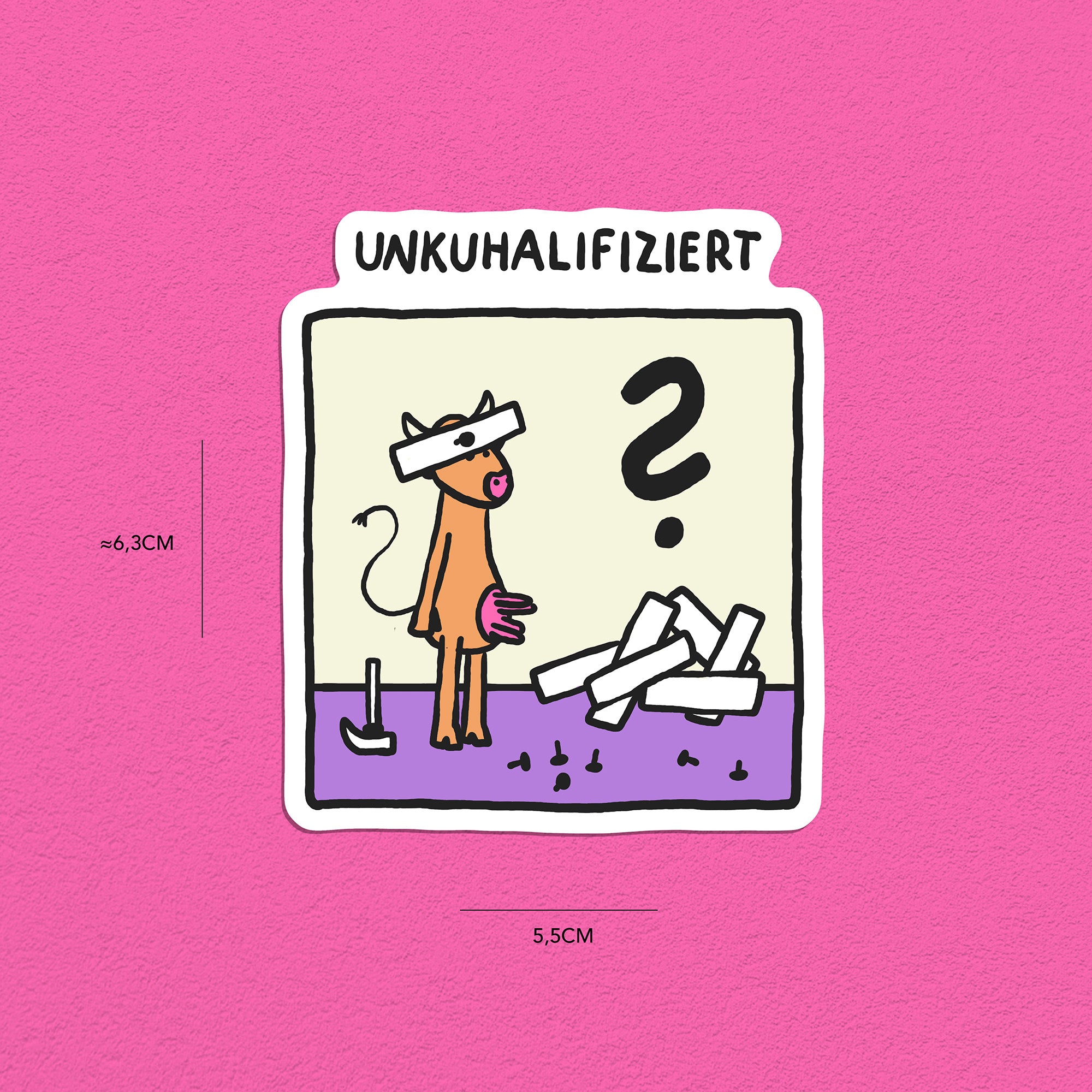 Kühe Stickerset, 9er