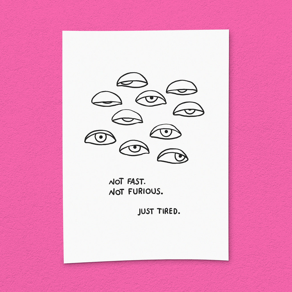 Kunstdruck "Just tired"