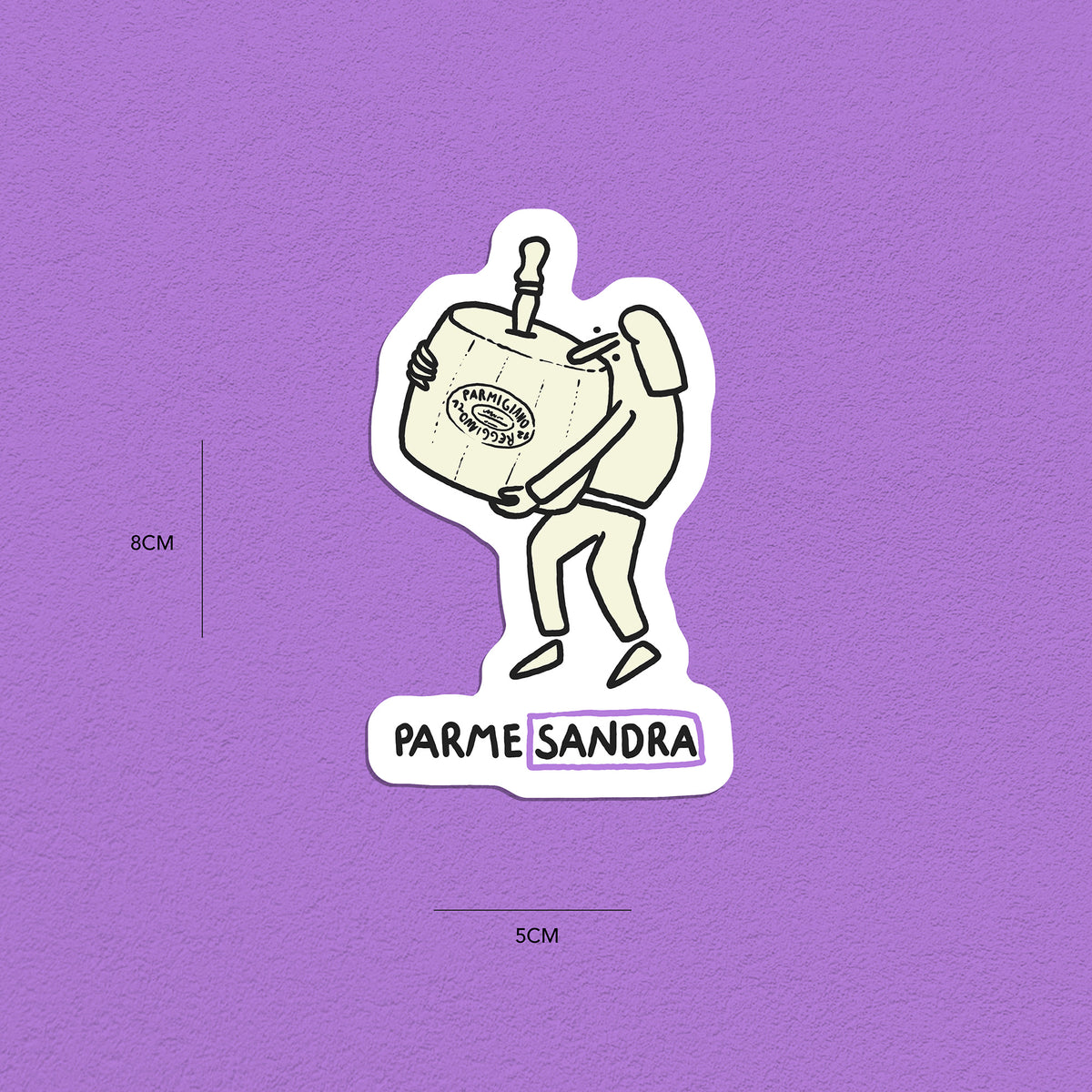 Spitznamen Sandra, Stickerset, 8er