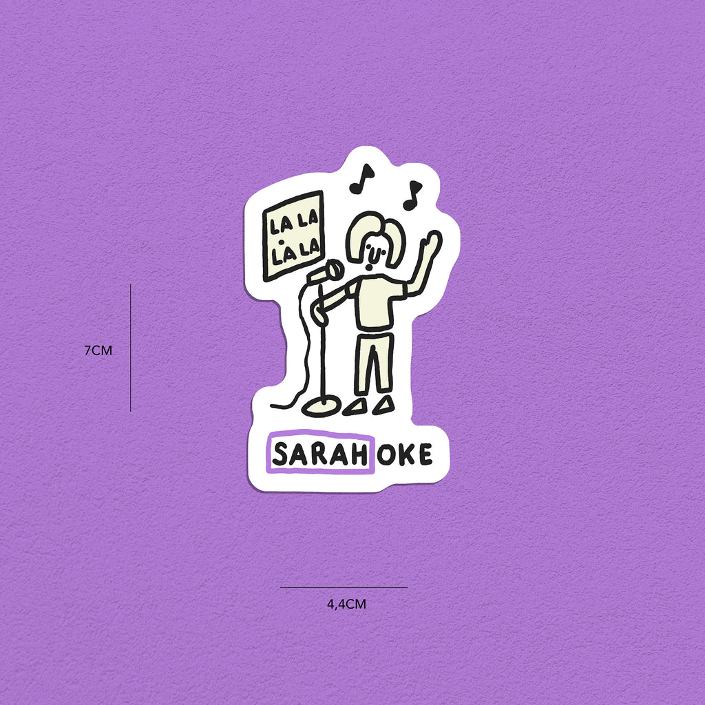 Spitznamen Sarah, Stickerset, 8er