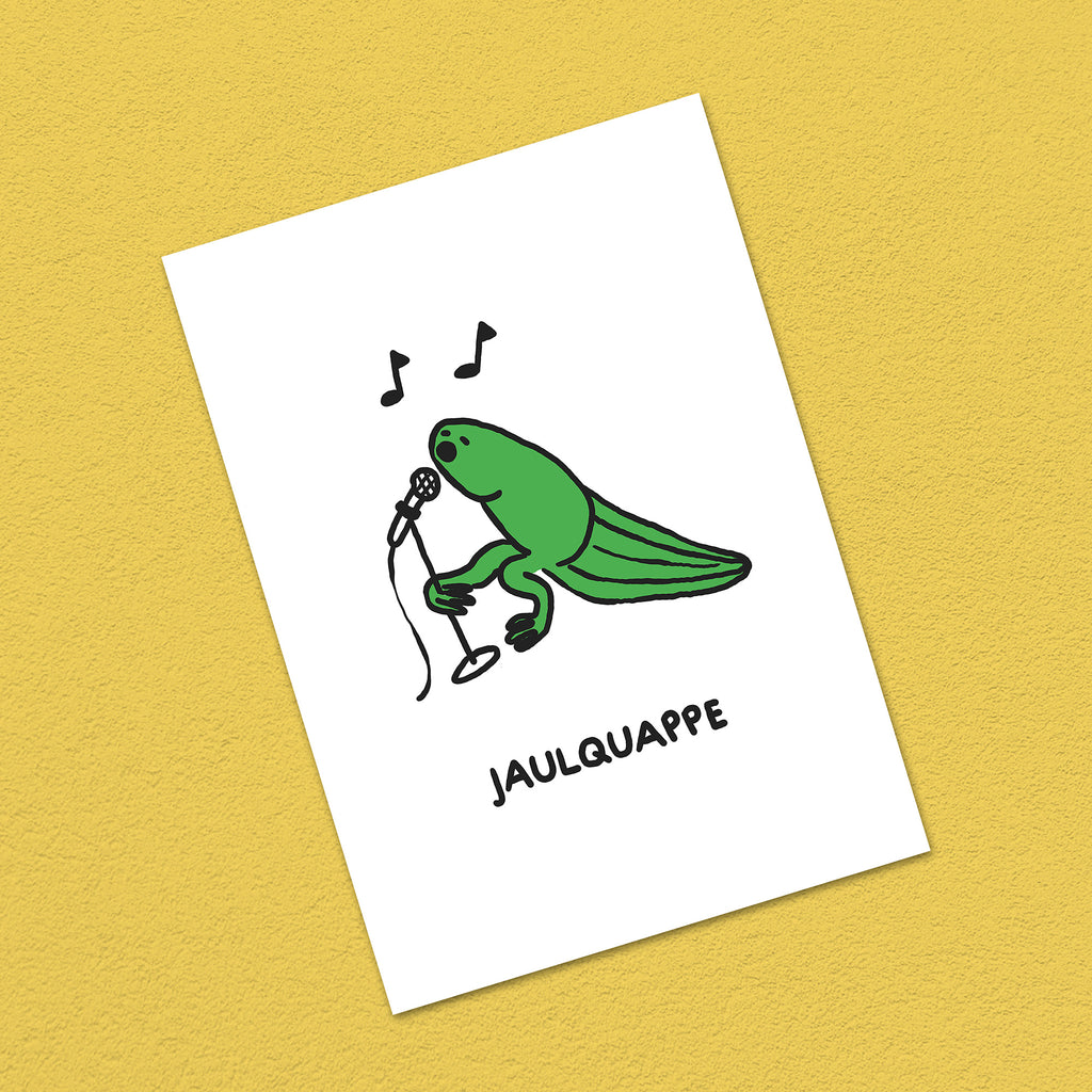 Postkarte A6 "Jaulquappe"