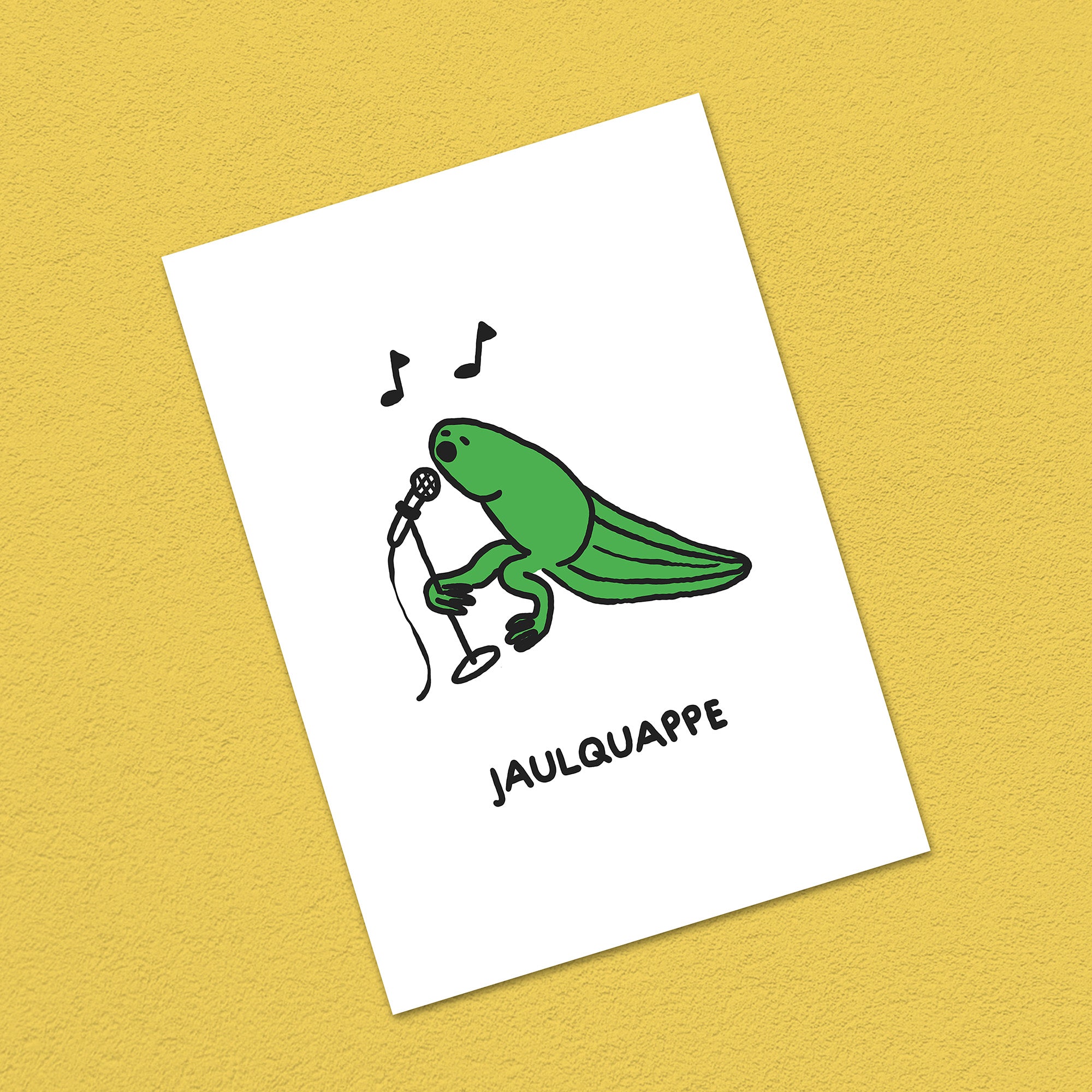 Postkarte A6 "Jaulquappe"