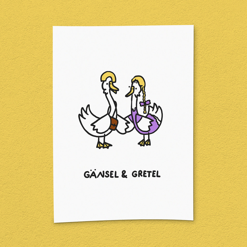 Kunstdruck "Gänsel & Gretel"
