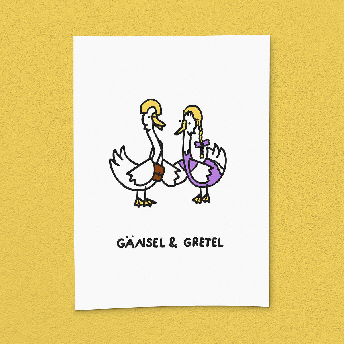 Kunstdruck "Gänsel & Gretel"
