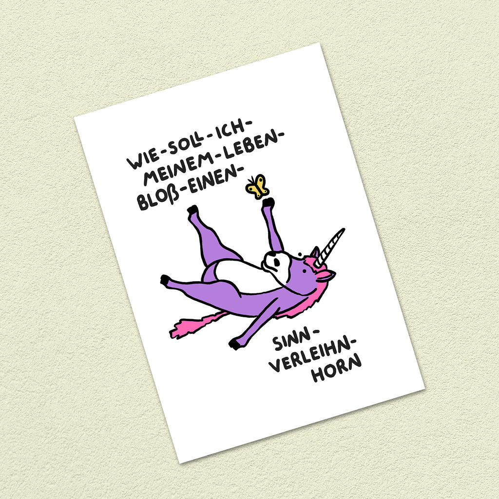 Postkarte A6 "Sinn-Verleihn-Horn"